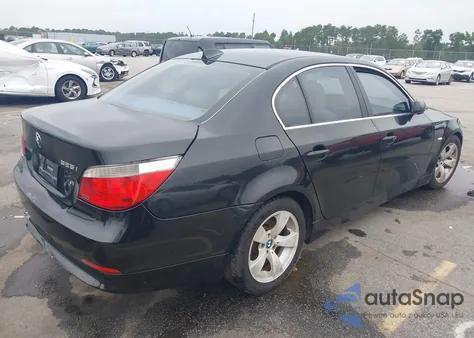 2007 BMW 525I из США, поврежденный, VIN WBANE535X7CY07191